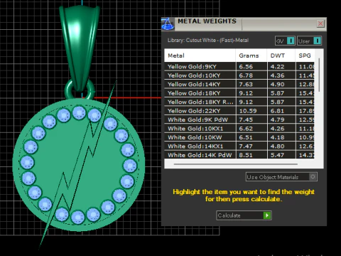 Flash-Inspired Ruby Lightning Pendant 3D Model