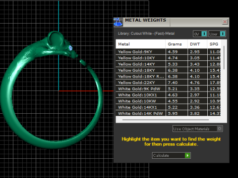 Mouse Wrap Ring with Ruby Eyes 3D 模型