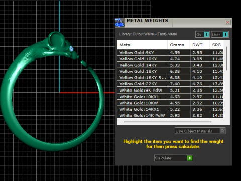 Mouse Wrap Ring with Ruby Eyes 3D Model