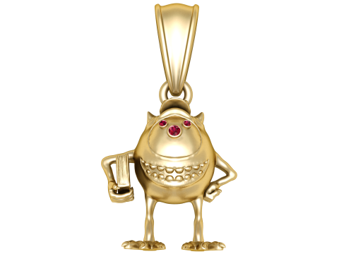 Playful Monster Pendant Modelo 3D