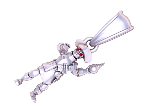 Bombardier Warrior Pendant 3D Model
