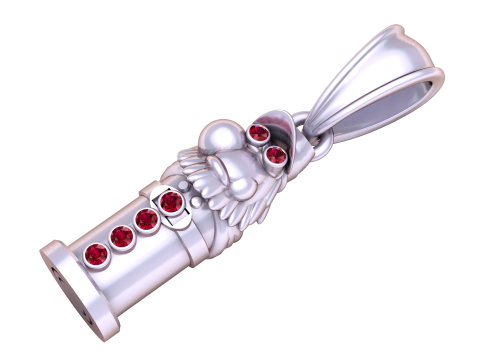 Bearded Gnome Pendant 3Dモデル
