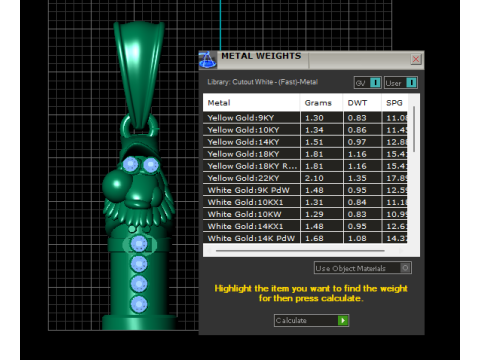 Bearded Gnome Pendant 3Dモデル