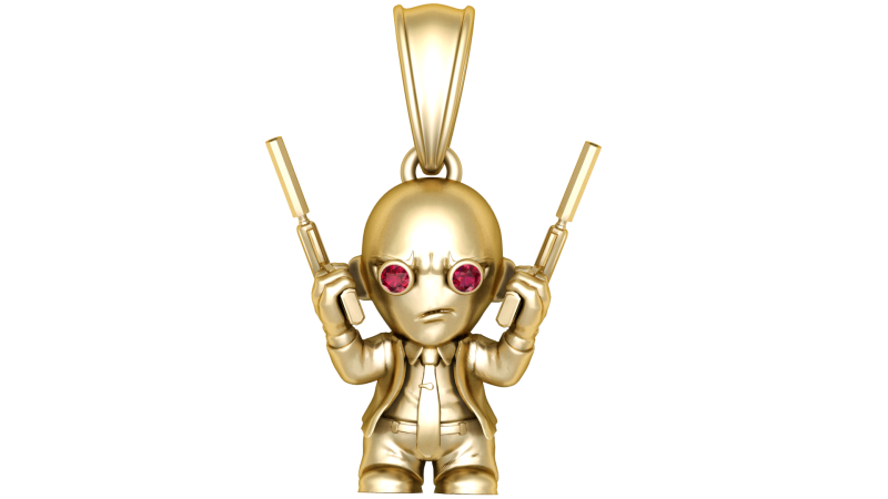 Dual Agent Pendant 3D मॉडल .c4d .max .obj .3ds .fbx .stl .blend 