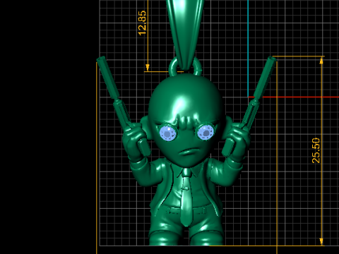 Dual Agent Pendant 3D मॉडल