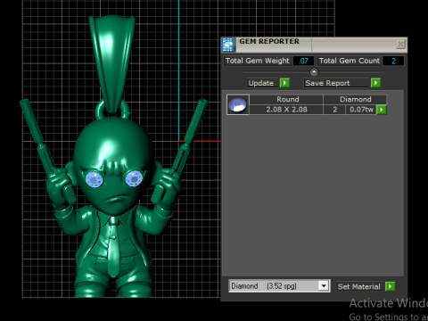 Dual Agent Pendant 3D मॉडल