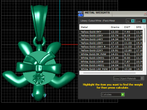 Pingente Tartaruga para Presente com Olhos de Rubi Modelo 3D