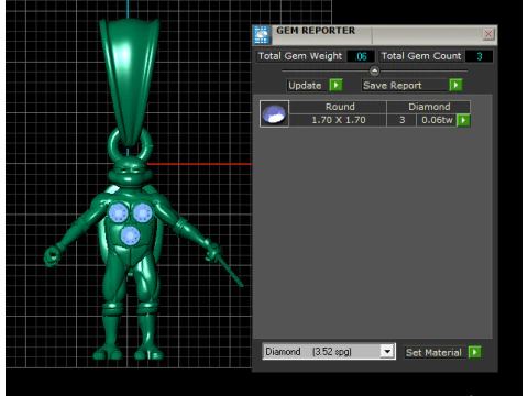Pingente Guerreiro Tartaruga Ninja Modelo 3D