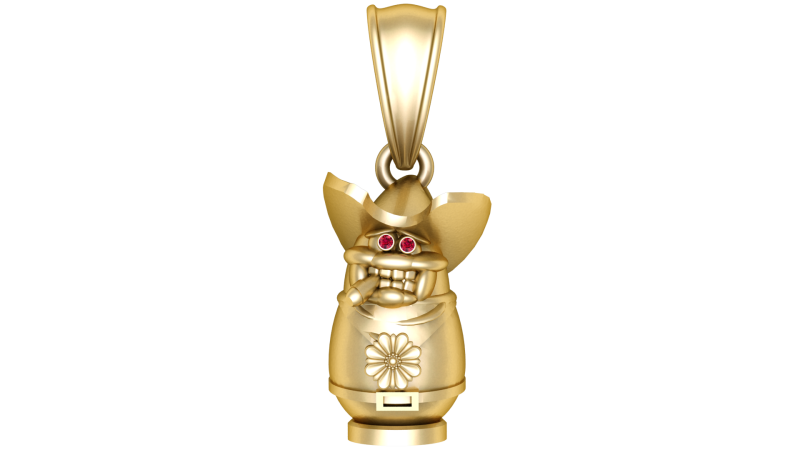 Cowboy Outlaw Pendant Model 3D .c4d .max .obj .3ds .fbx .stl .blend