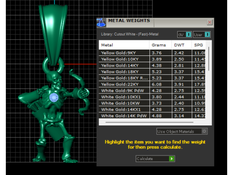 Skeleton Archer Pendant Modèle 3D