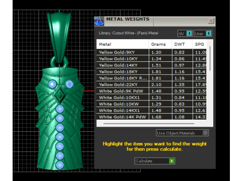 Geometric Warrior Pendant 3D Model