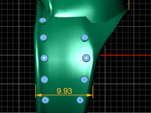 Diamond Skull Ring 3D Model