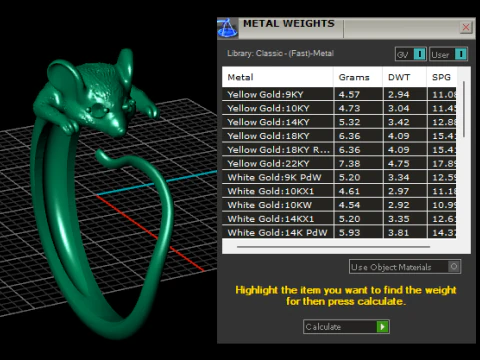 Cute Mouse Ring 3D Model