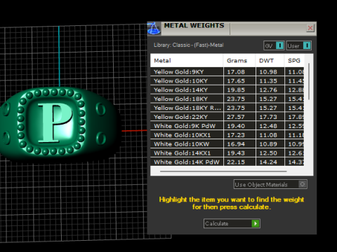 GOUDEN ONTWERP P RING 3D PRINTBAAR MODEL 3D printmodel