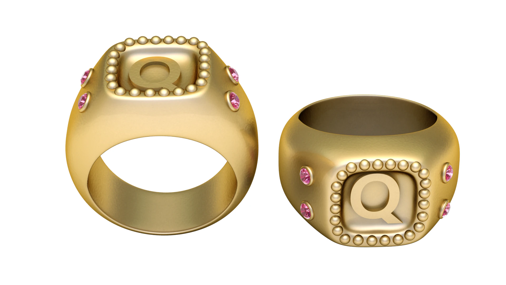 GOLD DESIGN O RING 3D PRINTABLE MODEL 3D Print Model .c4d .max .obj .3ds .fbx .stl .blend