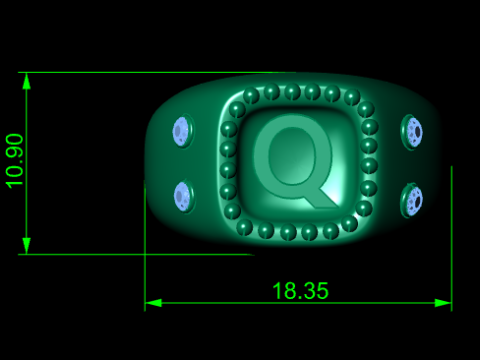 3D-МОДЕЛЬ ДЛЯ ДРУКУ ЗОЛОТОГО КІЛЬЦЯ 3D Принт Модель