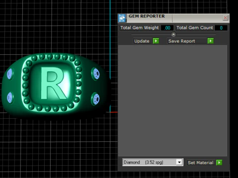 GOLD DESIGN R RING 3D PRINTABLE MODEL 3D Print Model