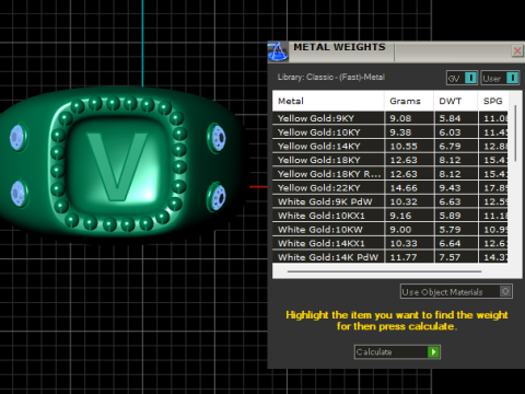 GOUDEN ONTWERP V RING 3D AFDRUKBAAR MODEL 3D printmodel
