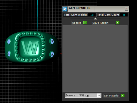 GOLD DESIGN W RING 3D PRINTABLE MODEL 3D printmodel
