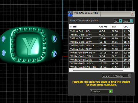 GOLD DESIGN Y RING 3D PRINTABLE MODEL 3D 프린트 모델