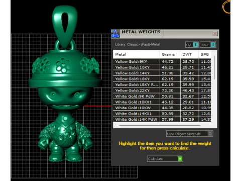Cute Character Doll Pendant 3D Model