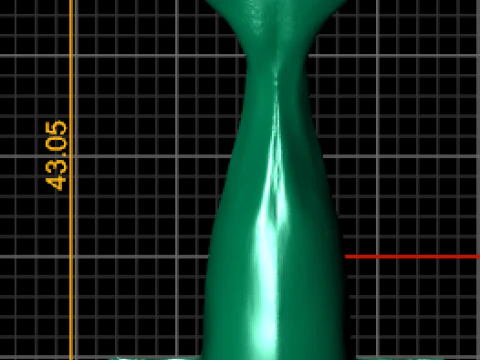 Diamond Whale Pendant 3D Model