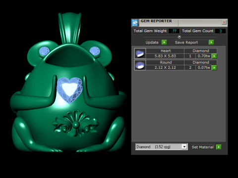 Halloween Silver Animal Charm Pendant Set Frog Heart Swan Rocket Bottle Medallion Necklace Charms 3D Model