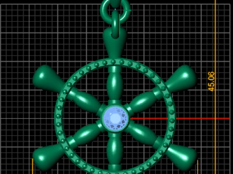 SHIP STARING PENDANT 3D PRINTABLE MODEL 3D Print Model