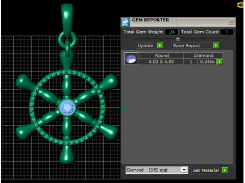 SHIP STARING PENDANT 3D PRINTABLE MODEL 3D Принт Модель