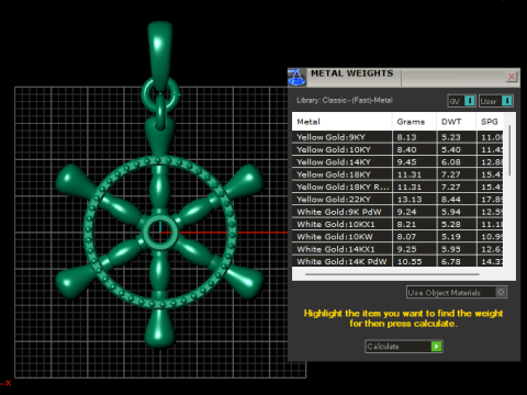 SHIP STARING PENDANT 3D PRINTABLE MODEL 3D Принт Модель