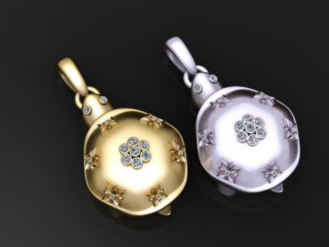 TATTLE PENDANT 3D PRINRABLE MODEL 3D Принт Модель