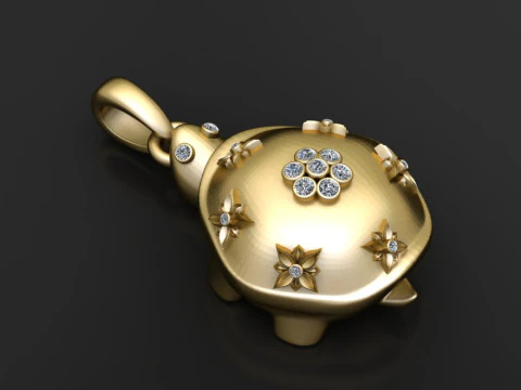 TATTLE PENDANT 3D PRINRABLE MODEL 3D Print Model