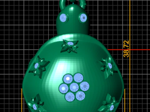 TATTLE PENDANT 3D PRINRABLE MODEL 3D Print Model