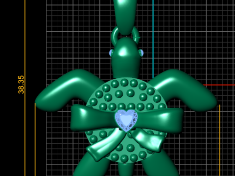 Tattle Pendant 3D Printable Model Modelo de impresión 3D