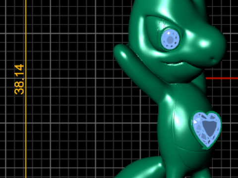Olden Dragon Inspired Pendant 3d printable model 3D 프린트 모델