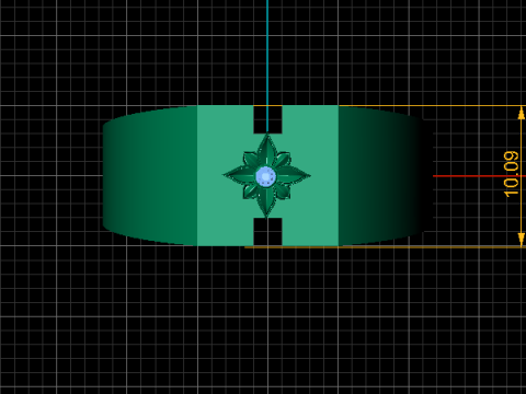 Geometric Signet Ring 3D Printable Jewelry Model Modèles 3D en vedette