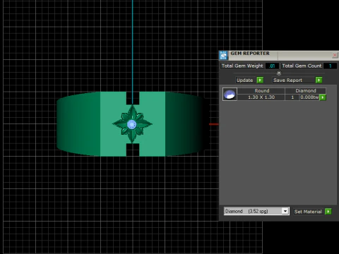 Geometric Signet Ring 3D Printable Jewelry Model 3D Print Model