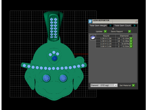 Cartoon Character with Helmet Golden Pendant 3D Printable Model 3D 프린트 모델