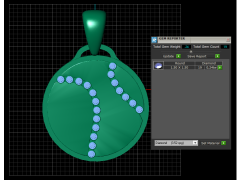 Baseball Pendant 3D Printable Jewelry Model 3D Принт Модель