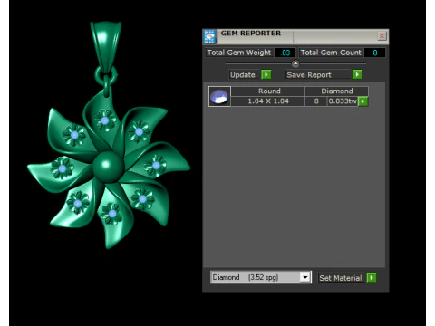 Handcrafted 3D Printed Pendants Collection 3D Print Model