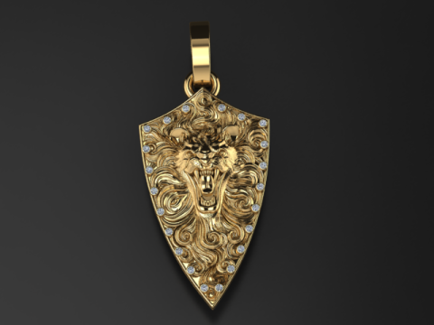 This Heart Shape Diamond Pendant 3D 프린트 모델
