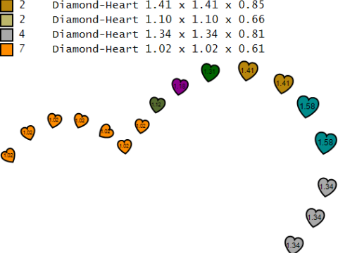 This Heart Shape Diamond Pendant 3D 프린트 모델