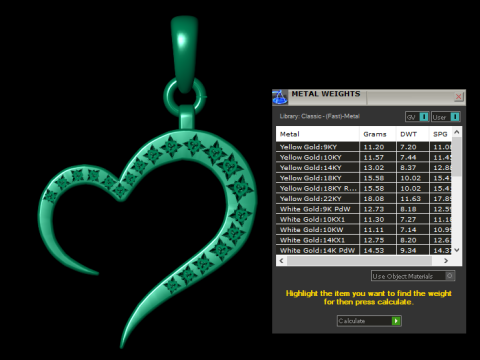 This Heart Shape Diamond Pendant 3D 프린트 모델