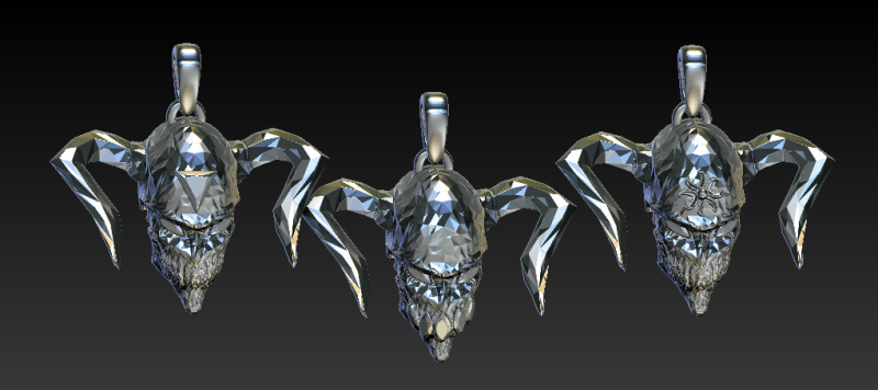 Mask PBR Low Poly 3D Druckmodell .c4d .max .obj .3ds .fbx .stl .blend