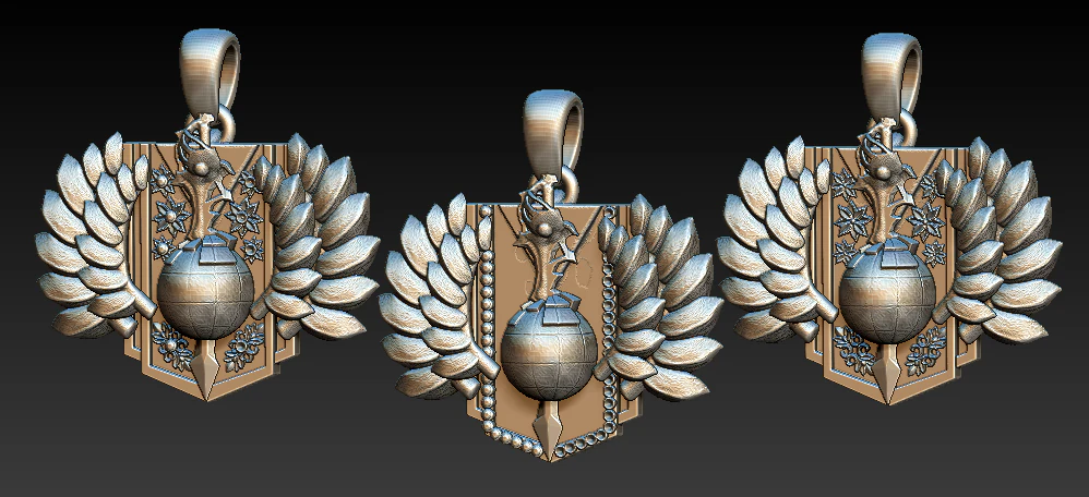 Tilting Shields 3D Print Model .c4d .max .obj .3ds .fbx .stl .blend 