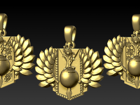 झुकाने वाली ढालें 3D प्रिंट मॉडल