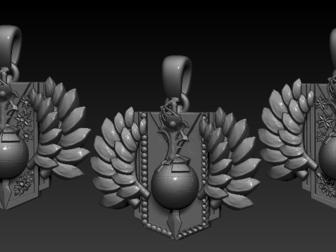 झुकाने वाली ढालें 3D प्रिंट मॉडल