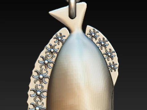 Character Sea Life Pendant Collection 3D Print Model