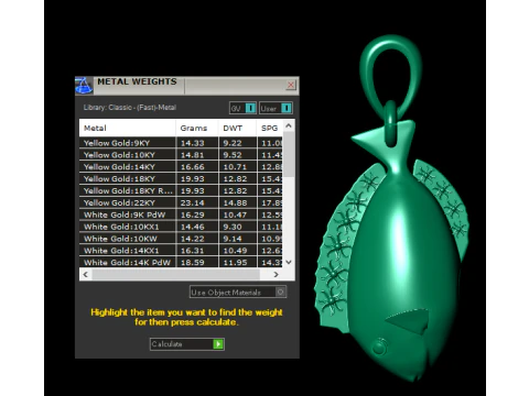 Character Sea Life Pendant Collection 3D Print Model