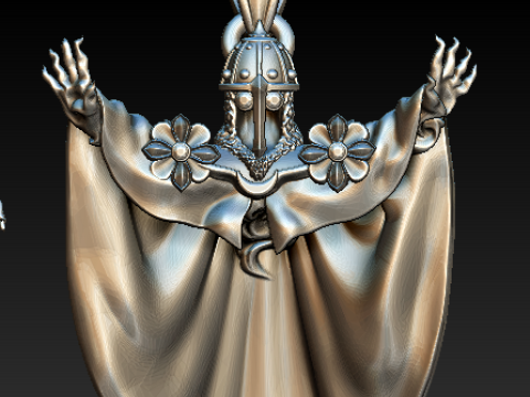 Fantasy Warrior Pendant Collection Modèles 3D en vedette